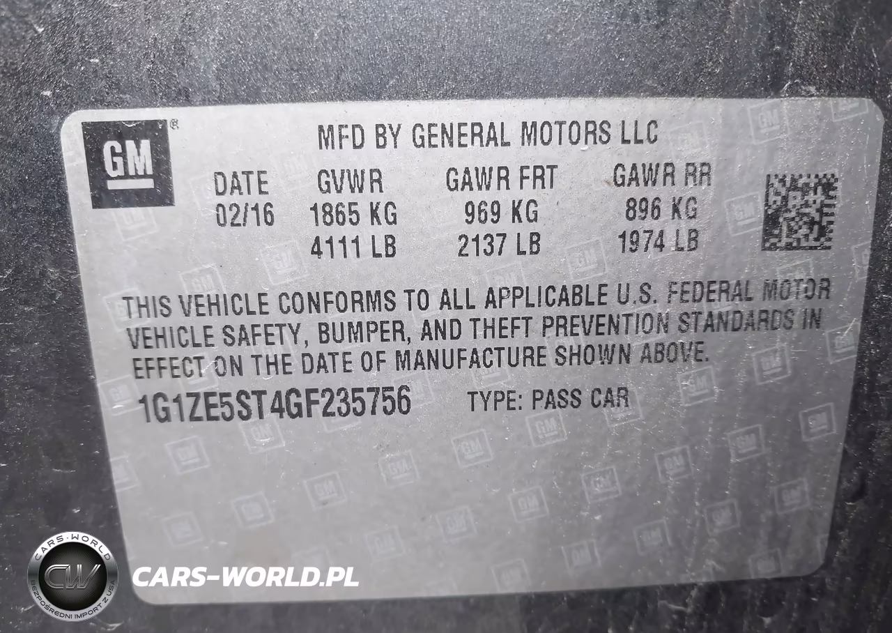2016 Chevrolet Malibu 1Lt VIN:1G1ZE5ST4GF235756 - 9