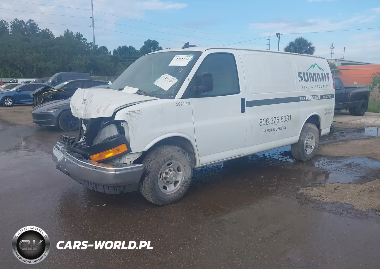 2020 Chevrolet Express Cargo Rwd 2500 Regular Wheelbase Wt VIN:1GCWGAFG9L1230716 - 2
