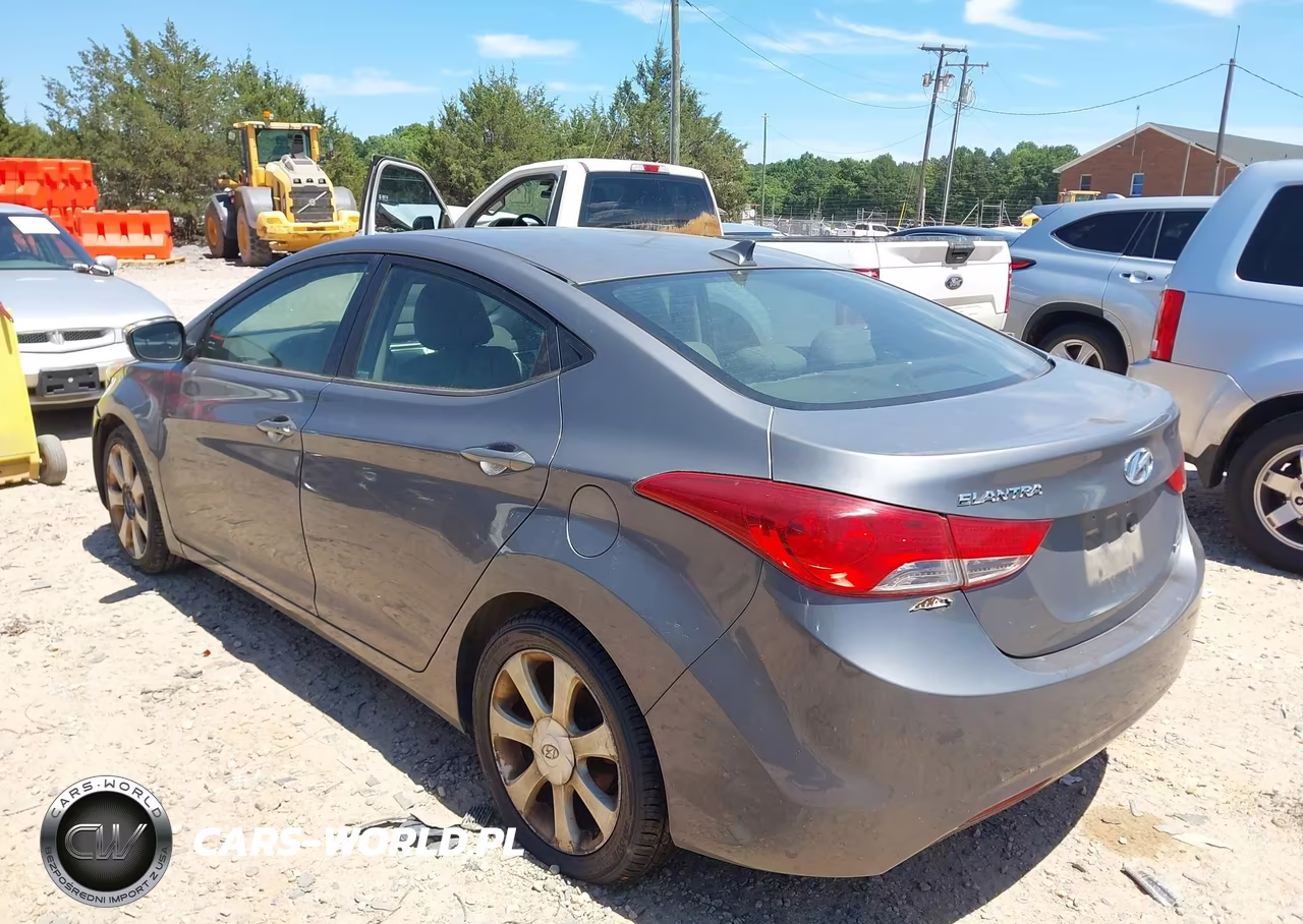 2012 Hyundai Elantra Limited VIN:5NPDH4AE9CH090803 - 3