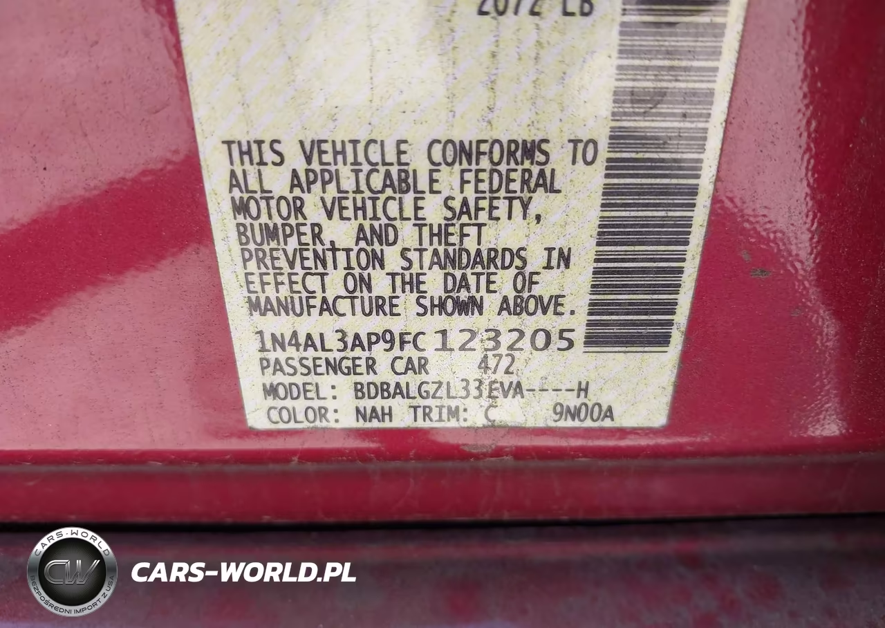 2015 Nissan Altima 2.5 S VIN:1N4AL3AP9FC123205 - 6