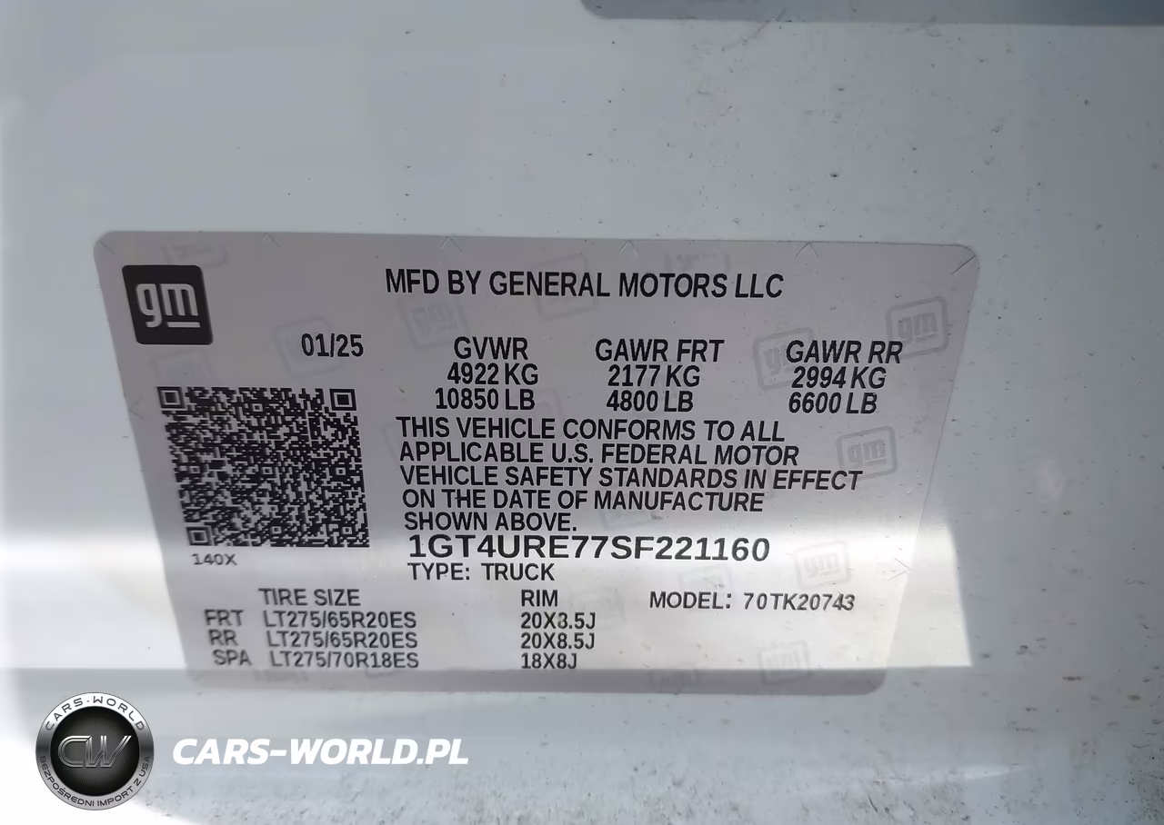 2025 GMC Sierra 2500Hd 4Wd Standard Bed Denali VIN:1GT4URE77SF221160 - 9