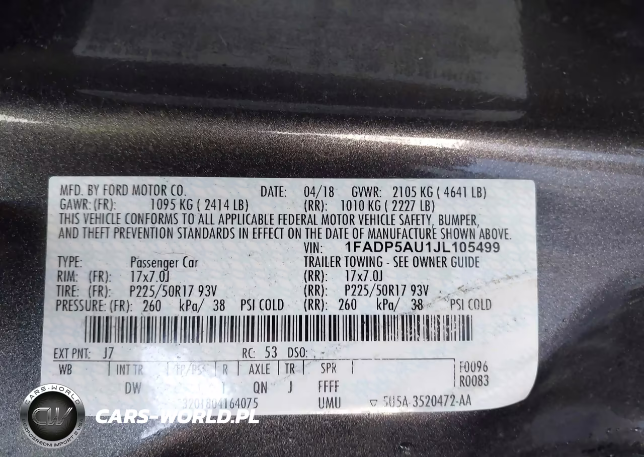 2018 Ford C-Max Hybrid Se VIN:1FADP5AU1JL105499 - 9