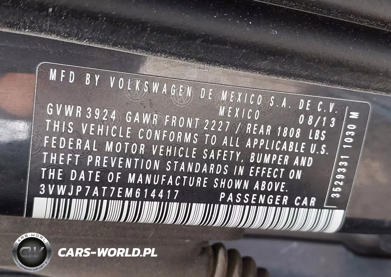 2014 Volkswagen Beetle 2.5L VIN:3VWJP7AT7EM614417 - 9