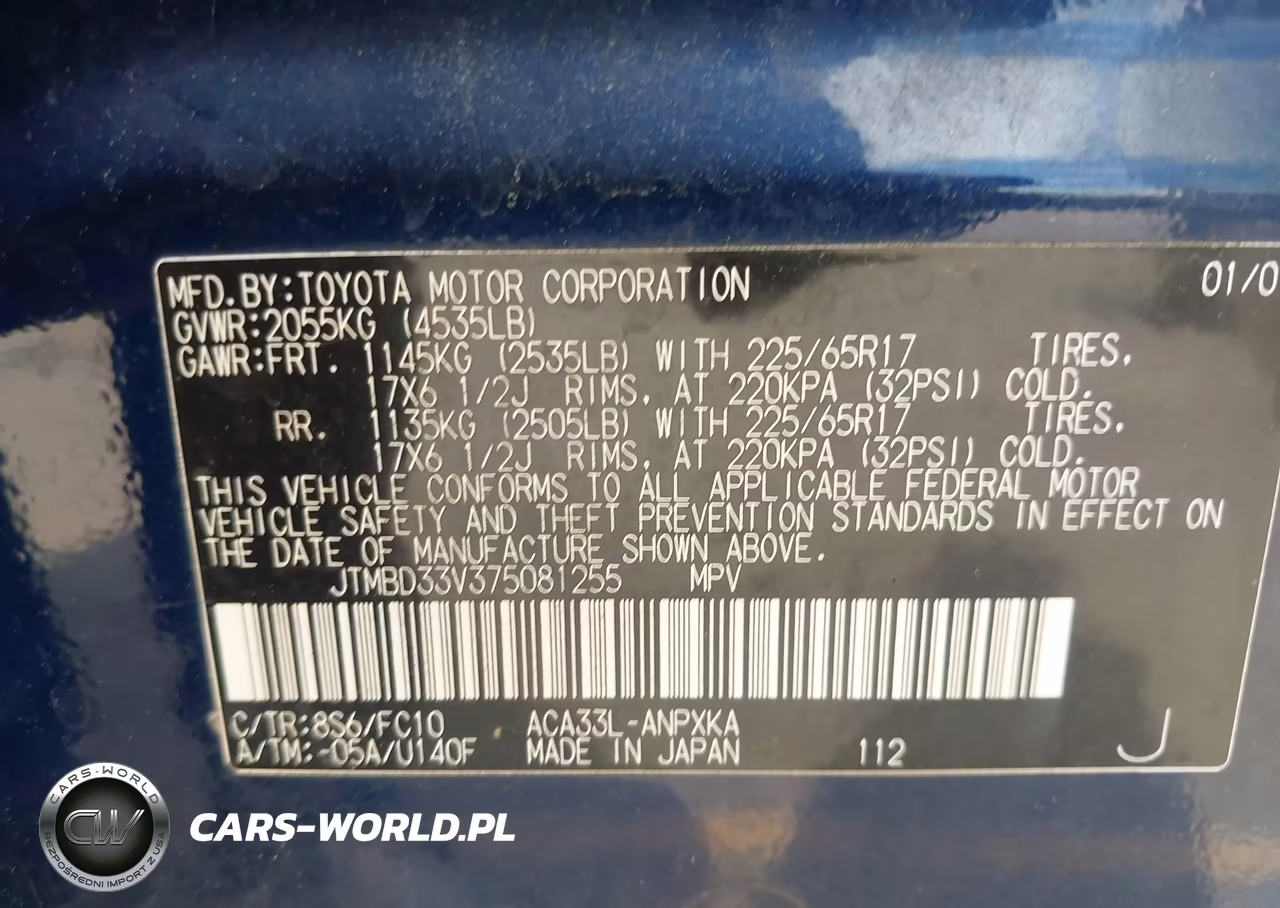 2007 Toyota Rav4 VIN:JTMBD33V375081255 - 9