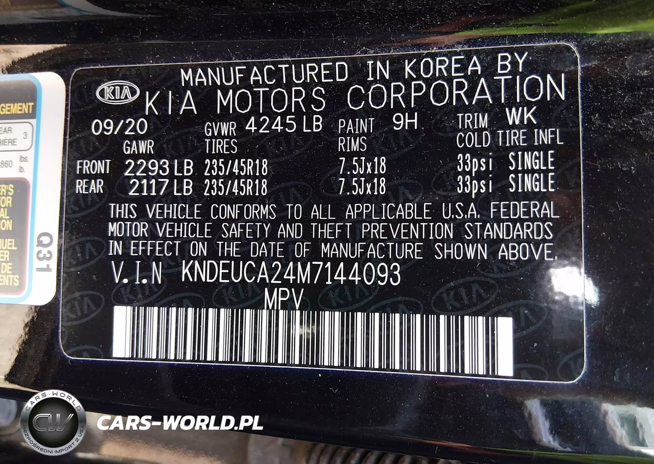 2021 Kia Seltos S Turbo VIN:KNDEUCA24M7144093 - 9