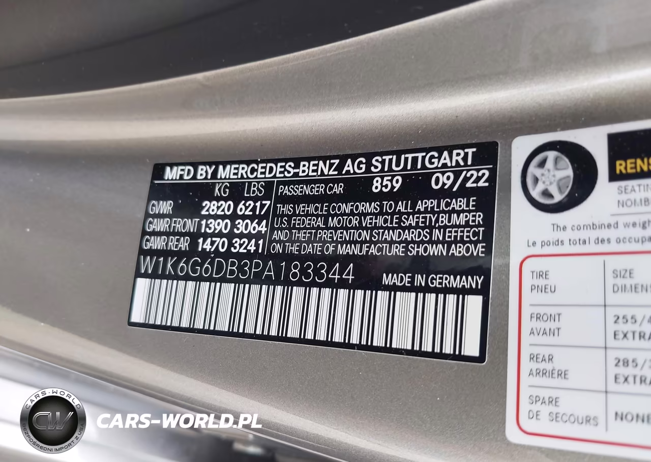2023 Mercedes-Benz S 500 4Matic VIN:W1K6G6DB3PA183344 - 9