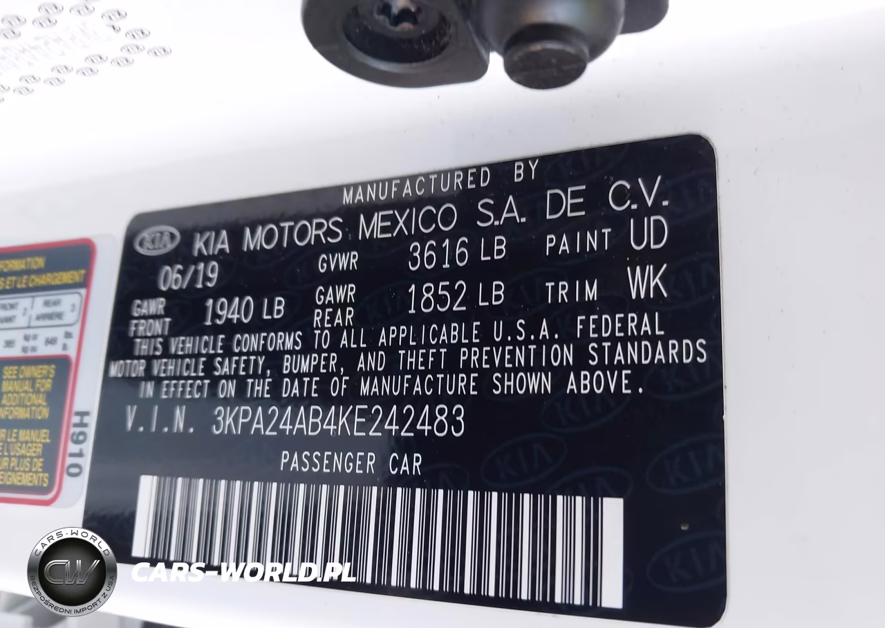 2019 Kia Rio S VIN:3KPA24AB4KE242483 - 9