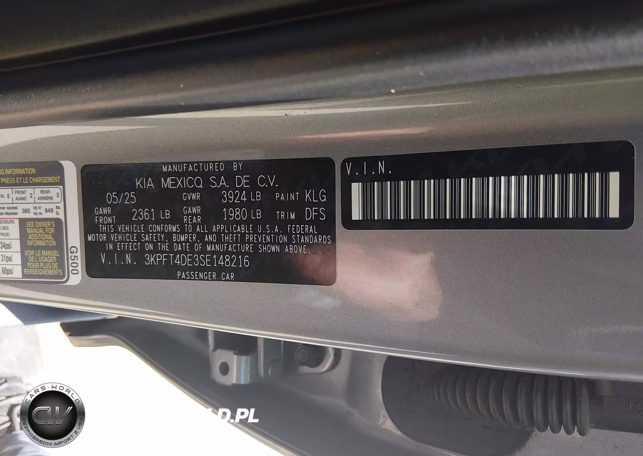 2025 Kia K4 Lxs VIN:3KPFT4DE3SE148216 - 9