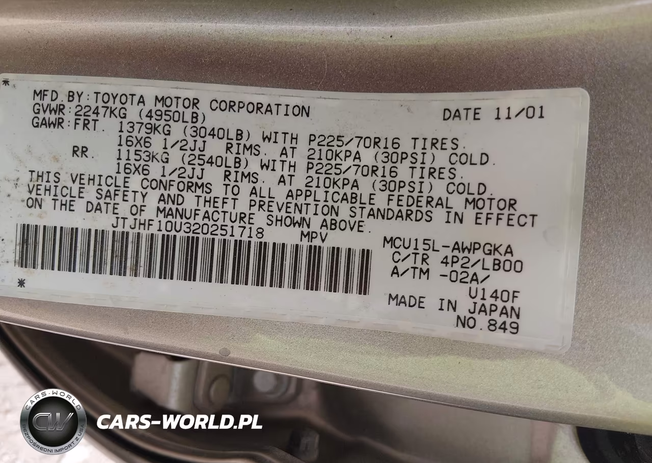 2002 Lexus Rx 300 VIN:JTJHF10U320251718 - 9