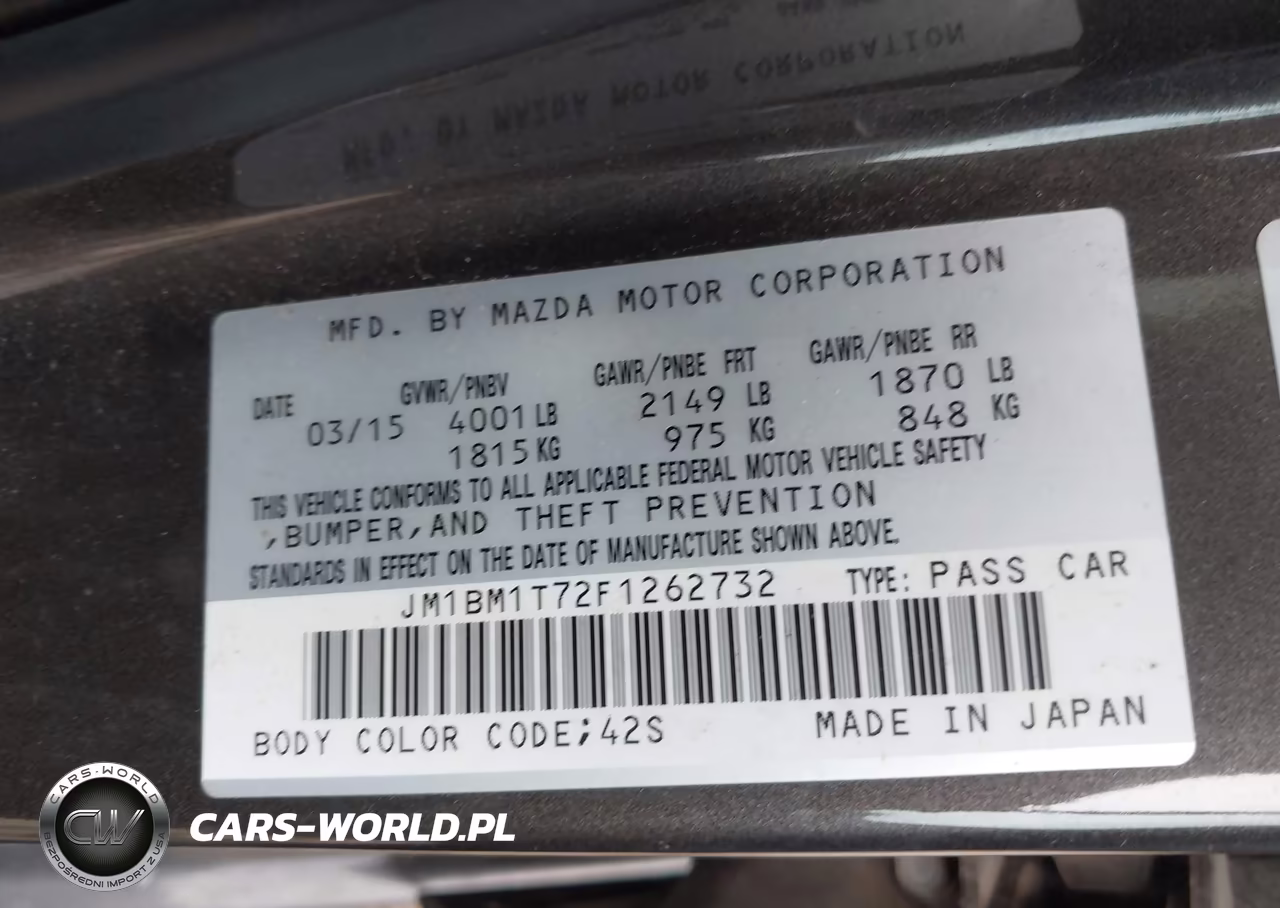 2015 Mazda Mazda3 I Sv VIN:JM1BM1T72F1262732 - 9