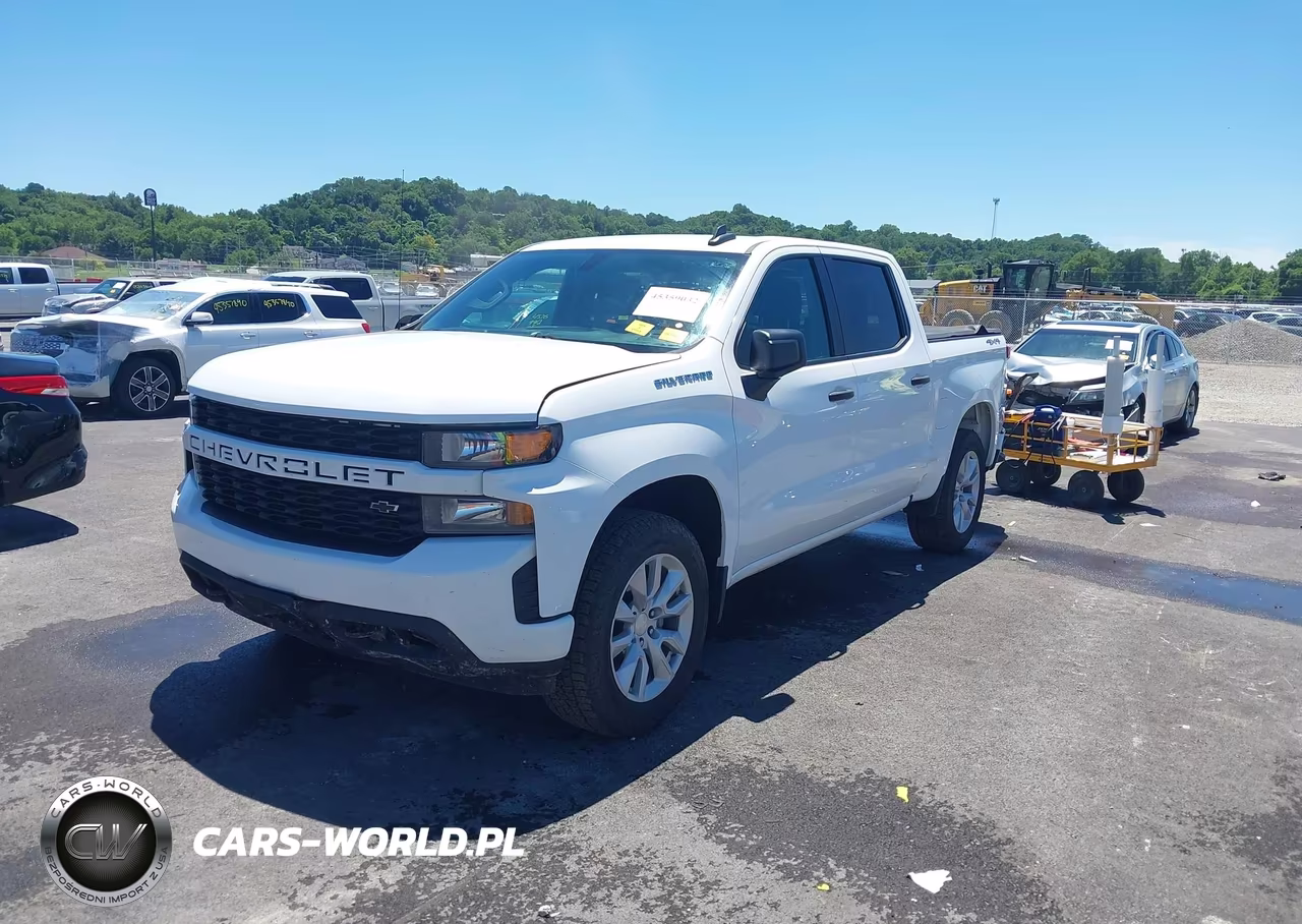 2021 Chevrolet Silverado 1500 4Wd Short Bed Custom VIN:3GCPYBEK2MG253819 - 2