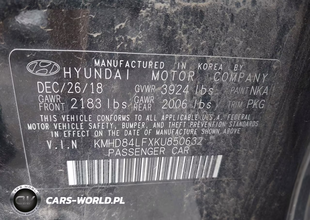 2019 Hyundai Elantra Value Edition VIN:KMHD84LFXKU850632 - 9