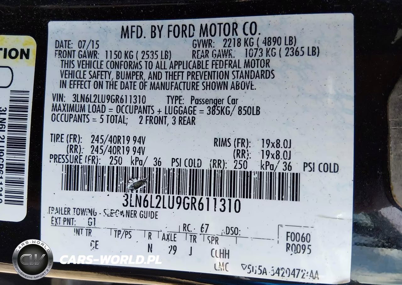 2016 Lincoln Mkz Hybrid VIN:3LN6L2LU9GR611310 - 9