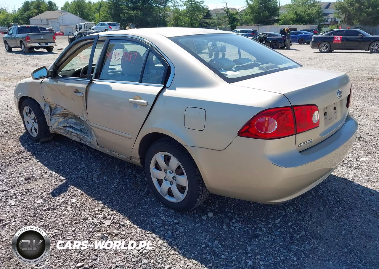 2007 Kia Optima Lx VIN:KNAGE123875121754 - 3