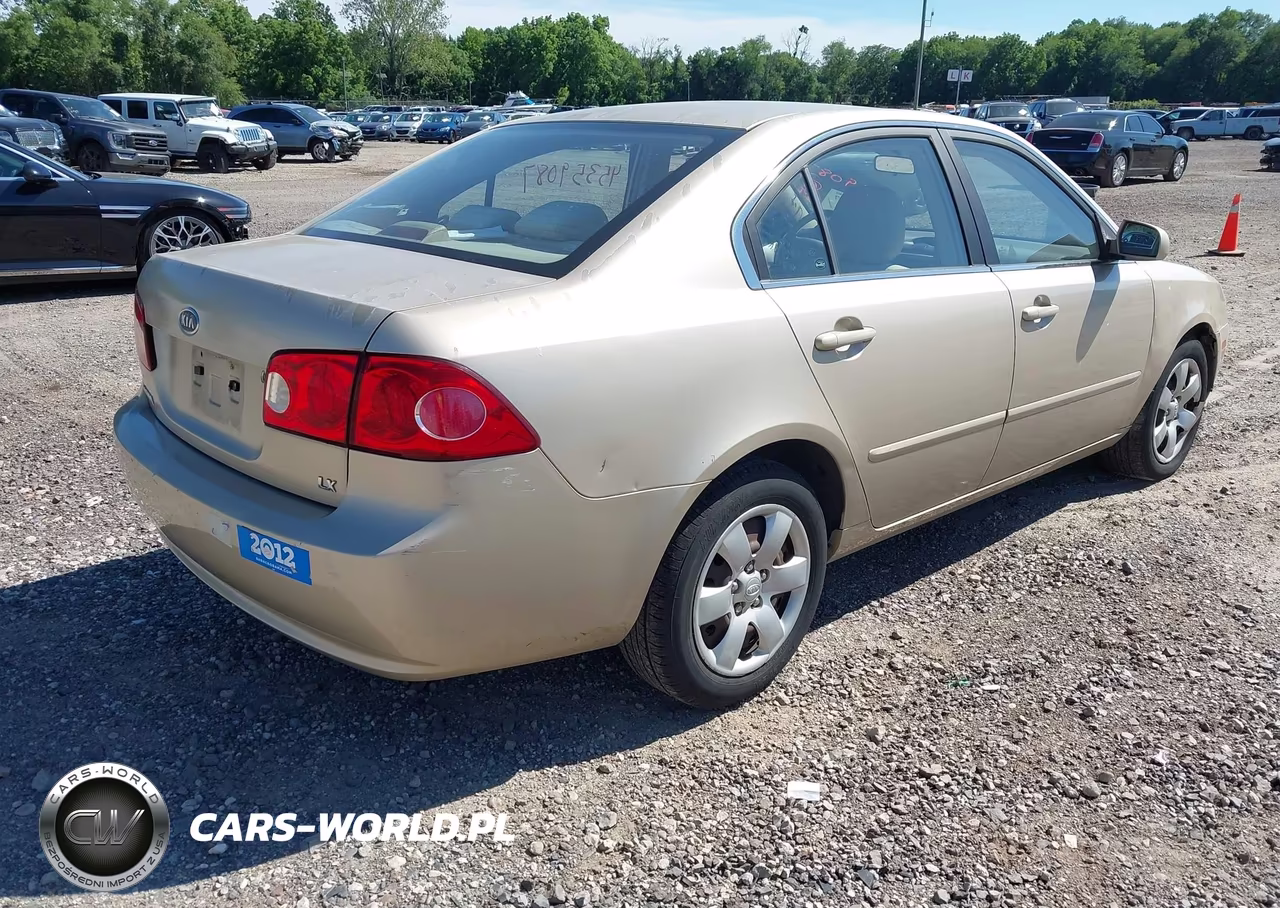 2007 Kia Optima Lx VIN:KNAGE123875121754 - 4