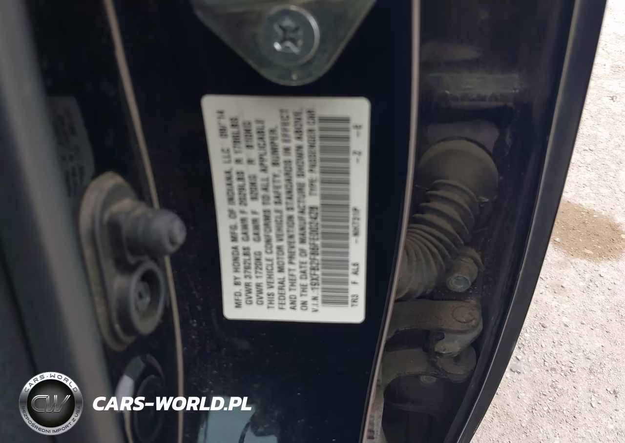 2015 Honda Civic Ex VIN:19XFB2F86FE002428 - 9