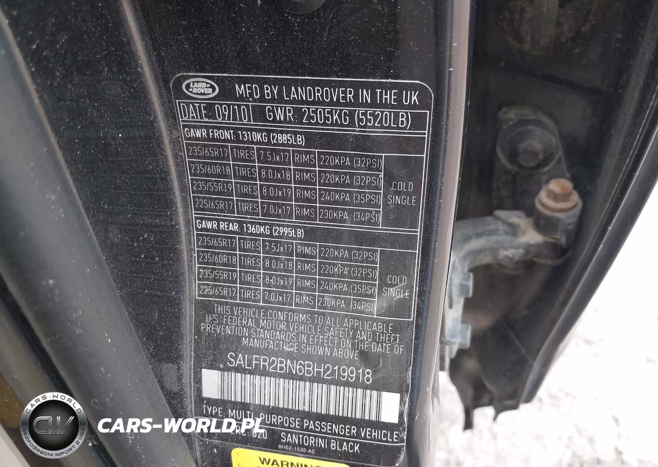 2011 Land Rover Lr2 VIN:SALFR2BN6BH219918 - 9