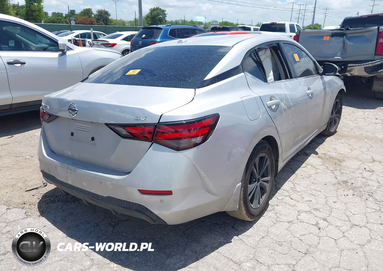 2020 Nissan Sentra Sv Xtronic Cvt VIN:3N1AB8CV5LY311408 - 4