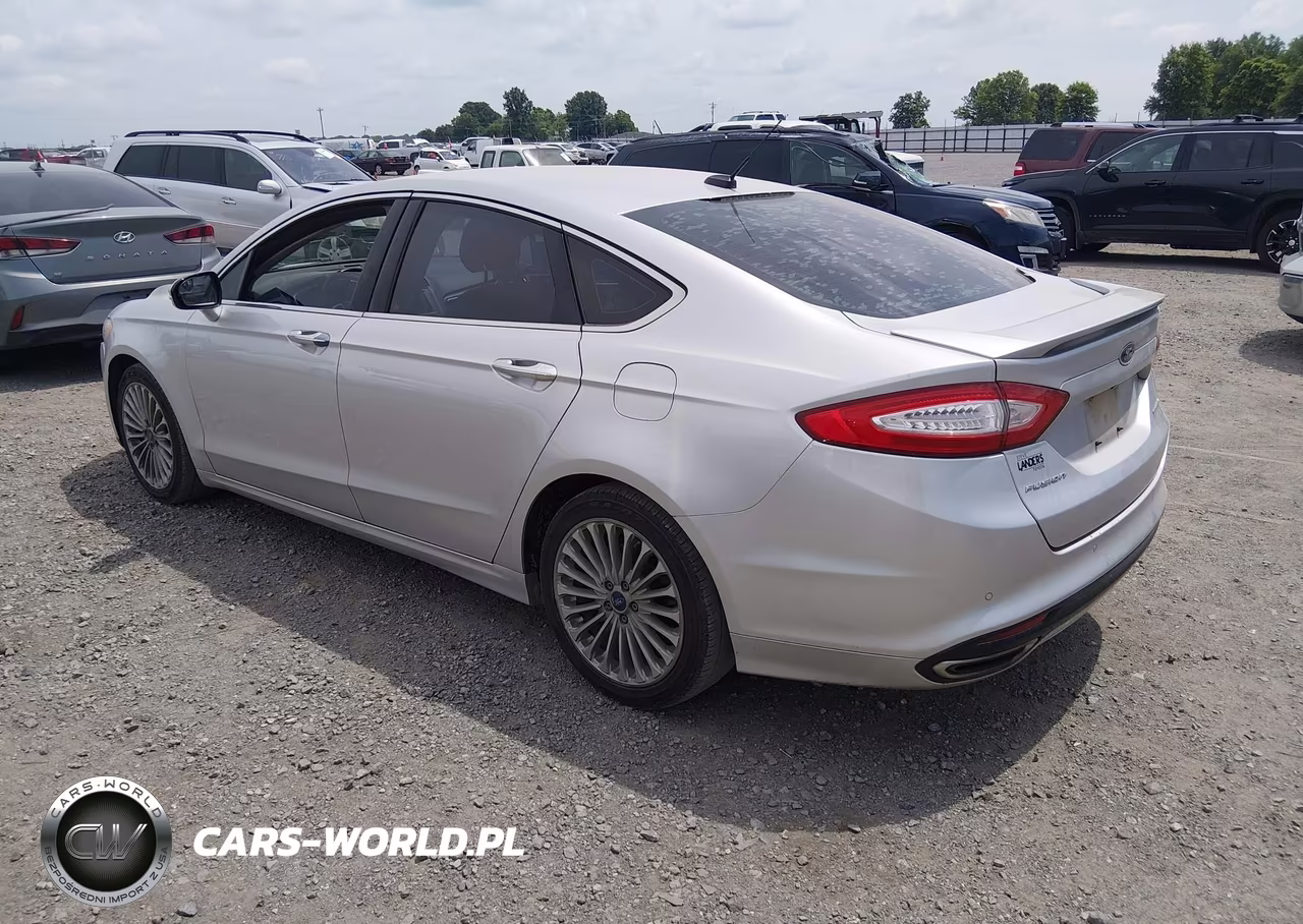 2014 Ford Fusion Titanium VIN:3FA6P0K97ER270809 - 3
