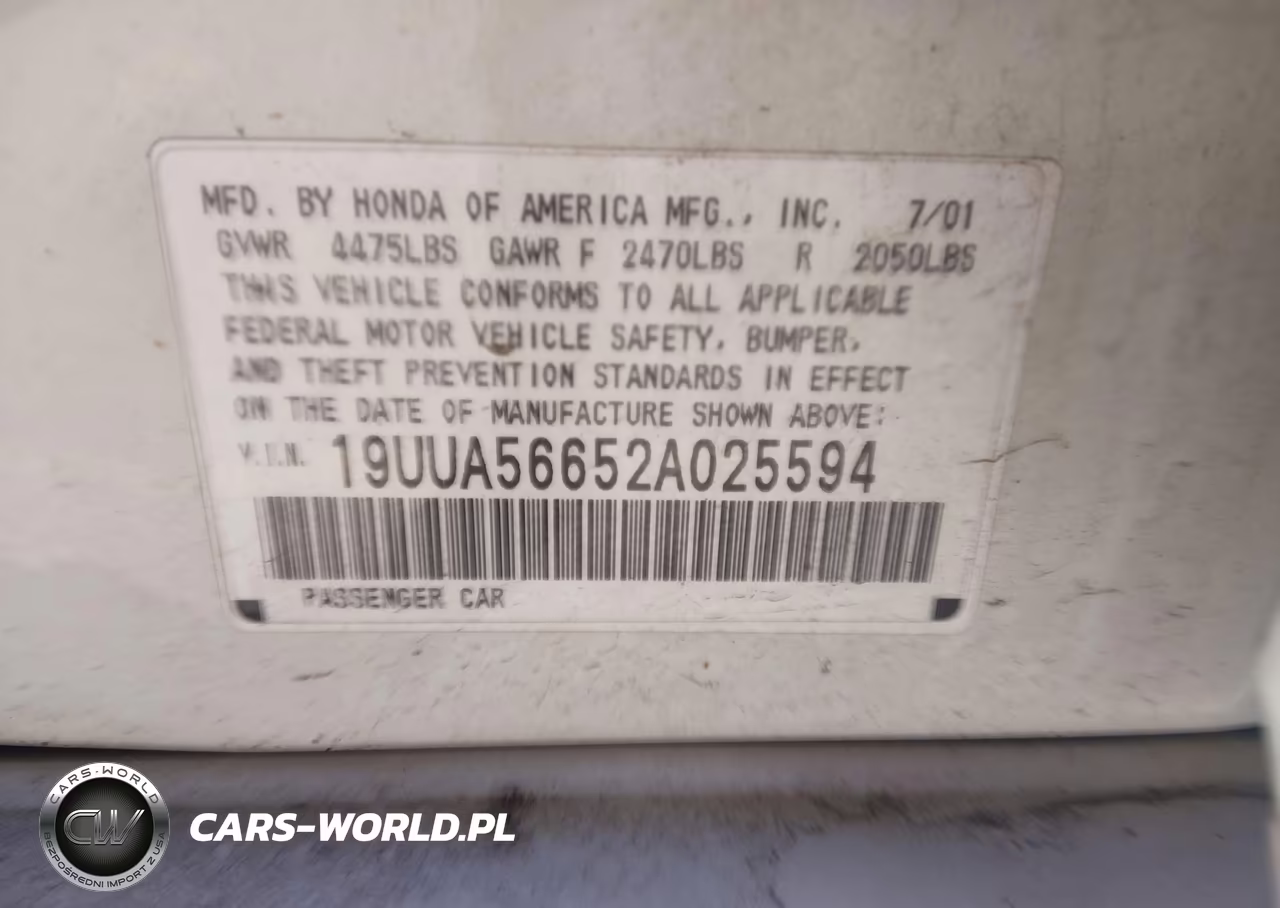2002 Acura Tl 3.2 VIN:19UUA56652A025594 - 9