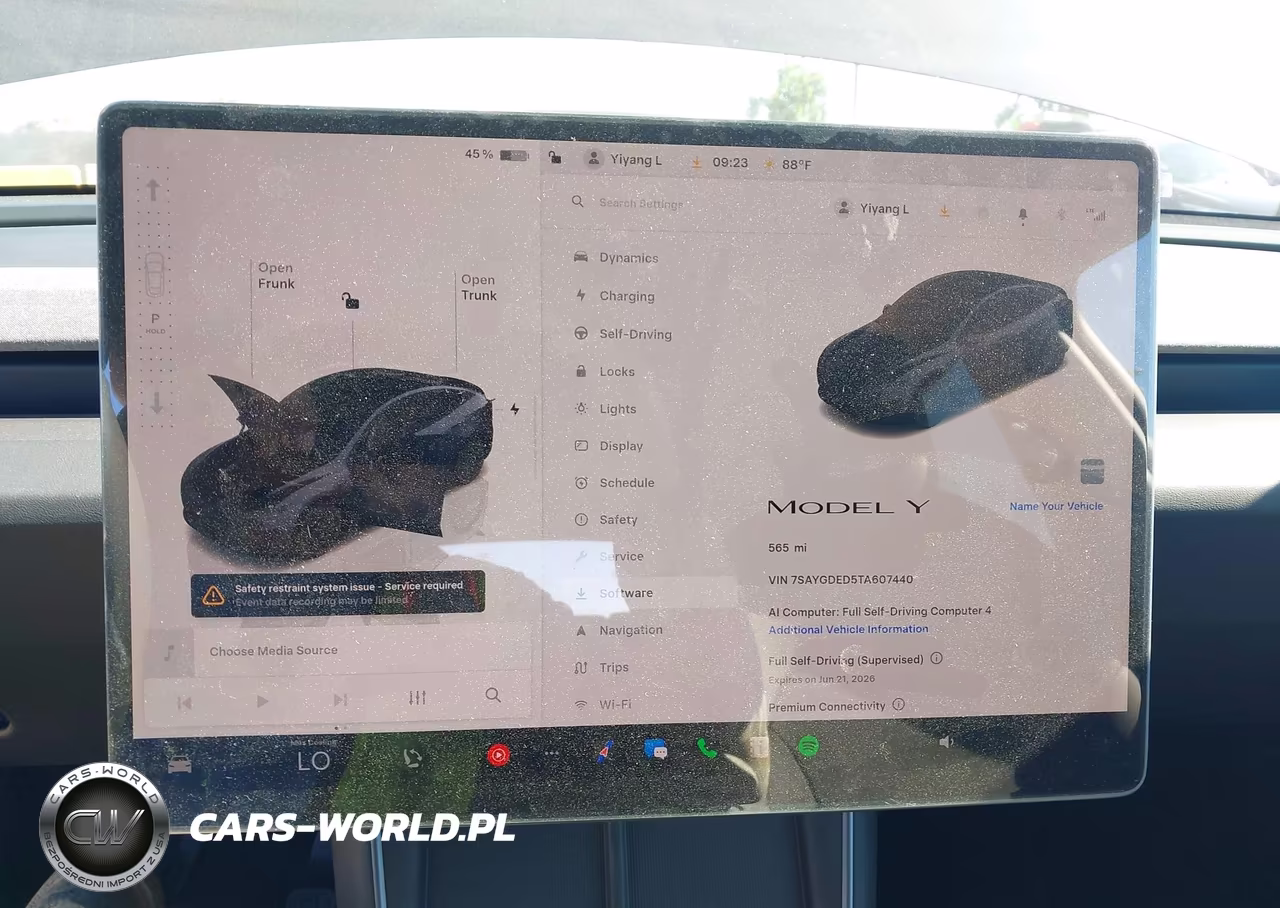 2026 Tesla Model Y Premium Rear-Wheel Drive-Rear-Wheel Drive VIN:7SAYGDED5TA607440 - 7