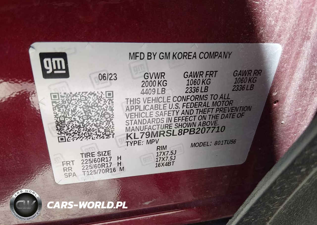 2023 Chevrolet Trailblazer Awd Lt VIN:KL79MRSL8PB207710 - 9