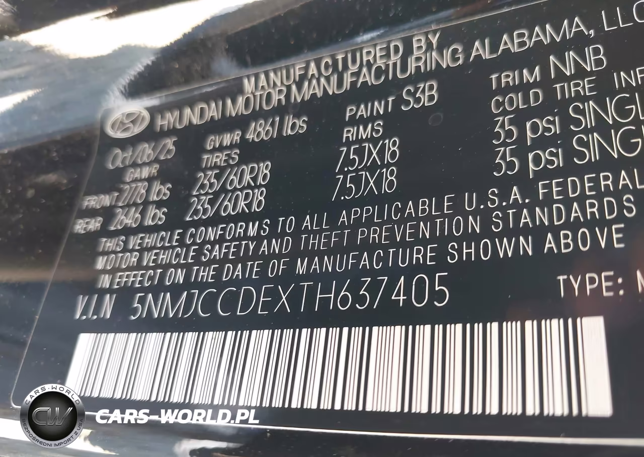 2026 Hyundai Tucson Sel Premium VIN:5NMJCCDEXTH637405 - 9