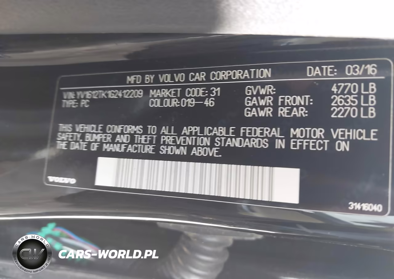 2016 Volvo S60 T5 Premier VIN:YV1612TK1G2412209 - 9