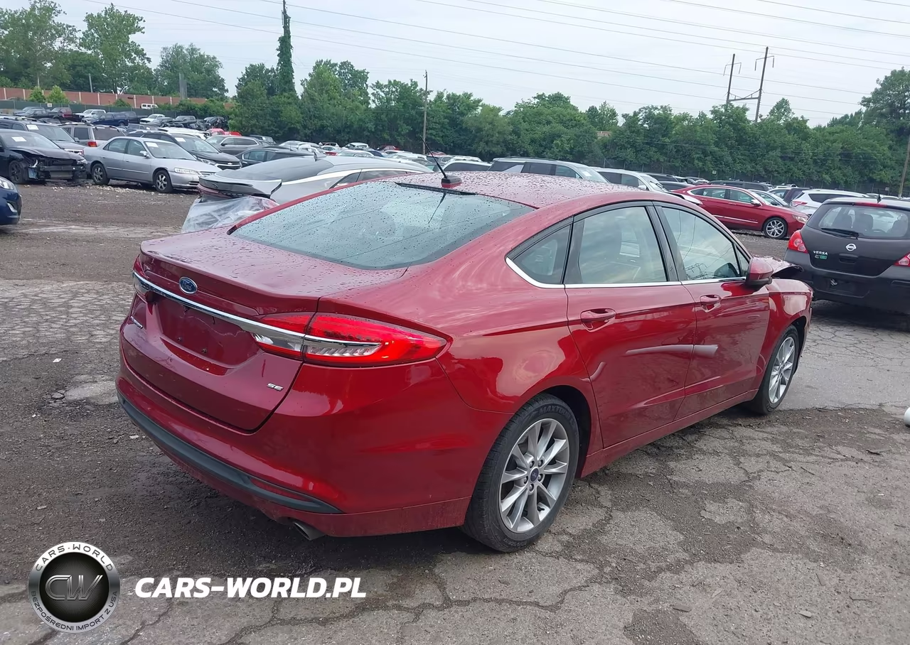 2017 Ford Fusion Se VIN:3FA6P0H79HR363129 - 4