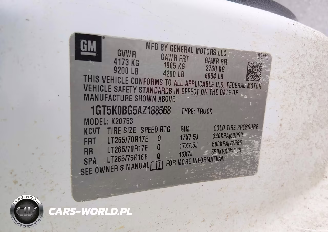 2010 GMC Sierra 2500Hd Sle VIN:1GT5K0BG5AZ188568 - 9