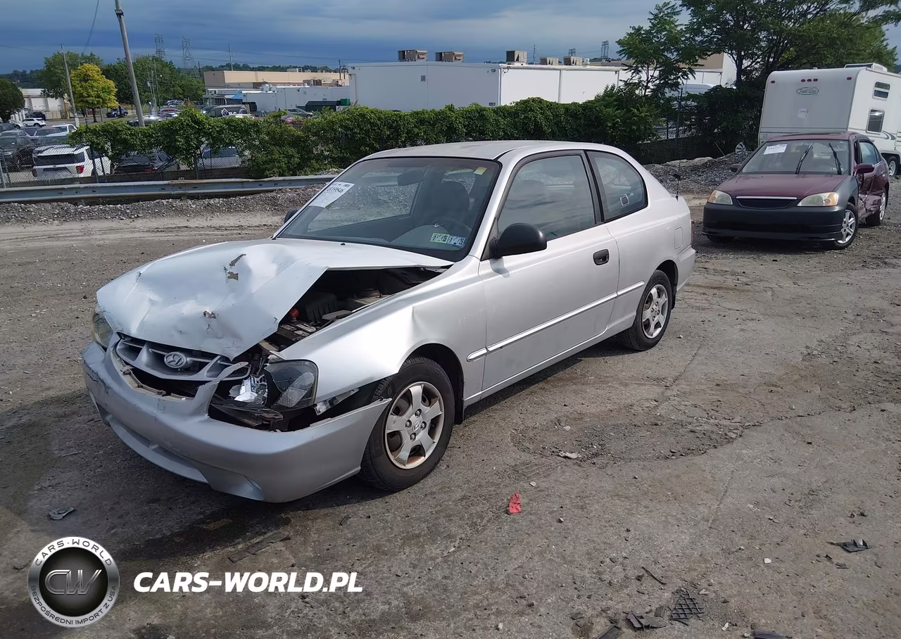 2002 Hyundai Accent Gs VIN:KMHCG35C32U190199 - 2