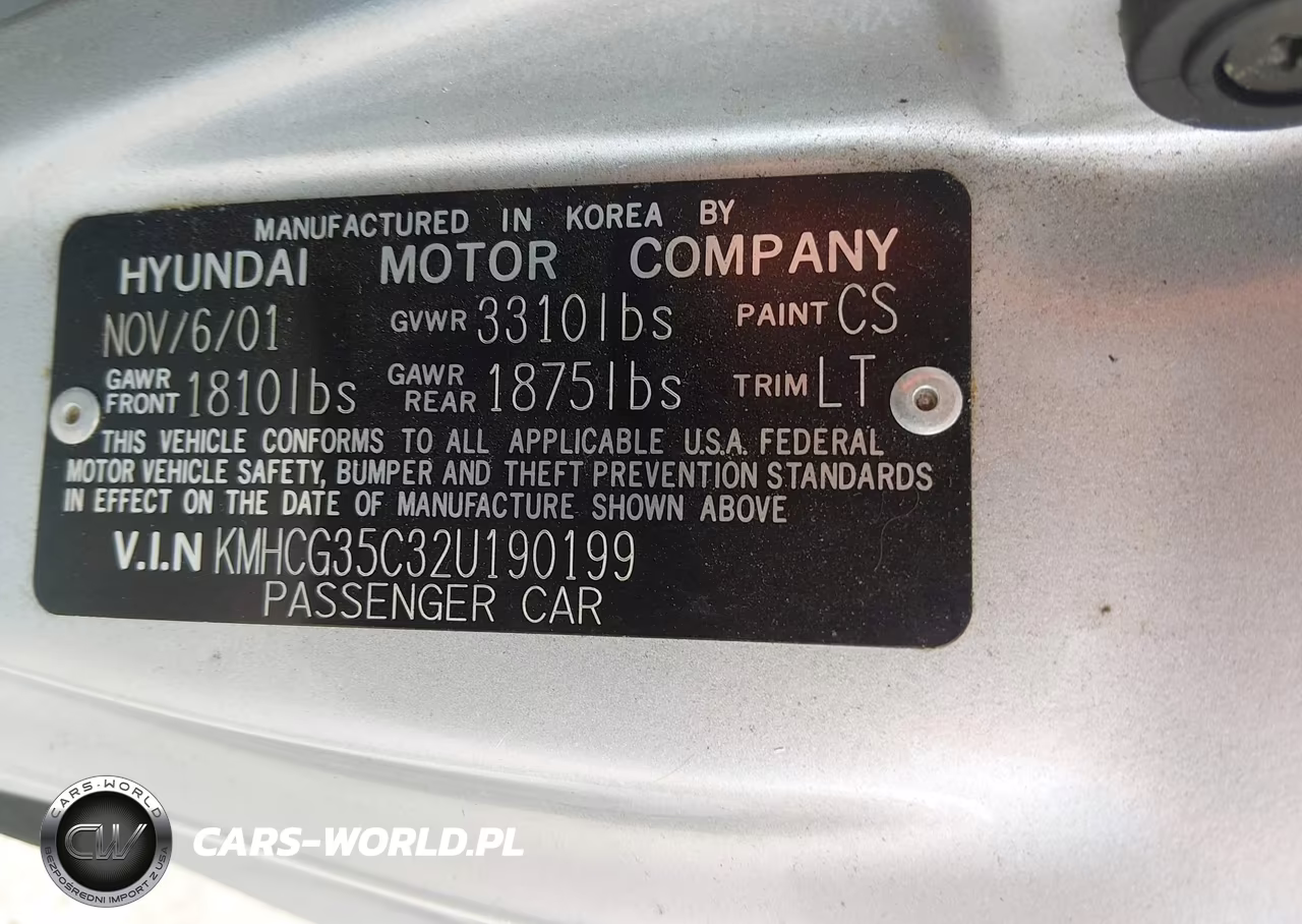 2002 Hyundai Accent Gs VIN:KMHCG35C32U190199 - 9