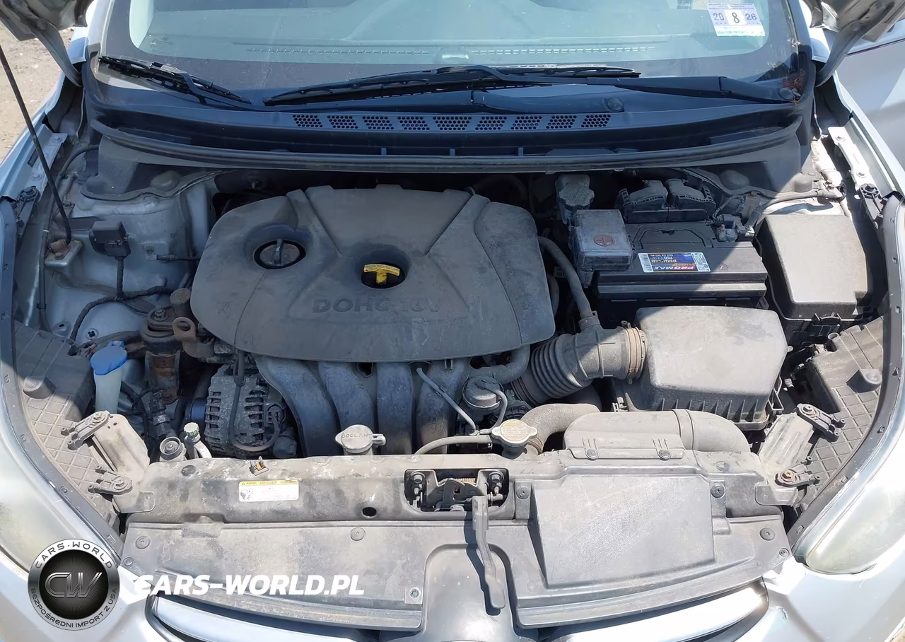 2012 Hyundai Elantra Limited VIN:5NPDH4AE8CH121572 - 10