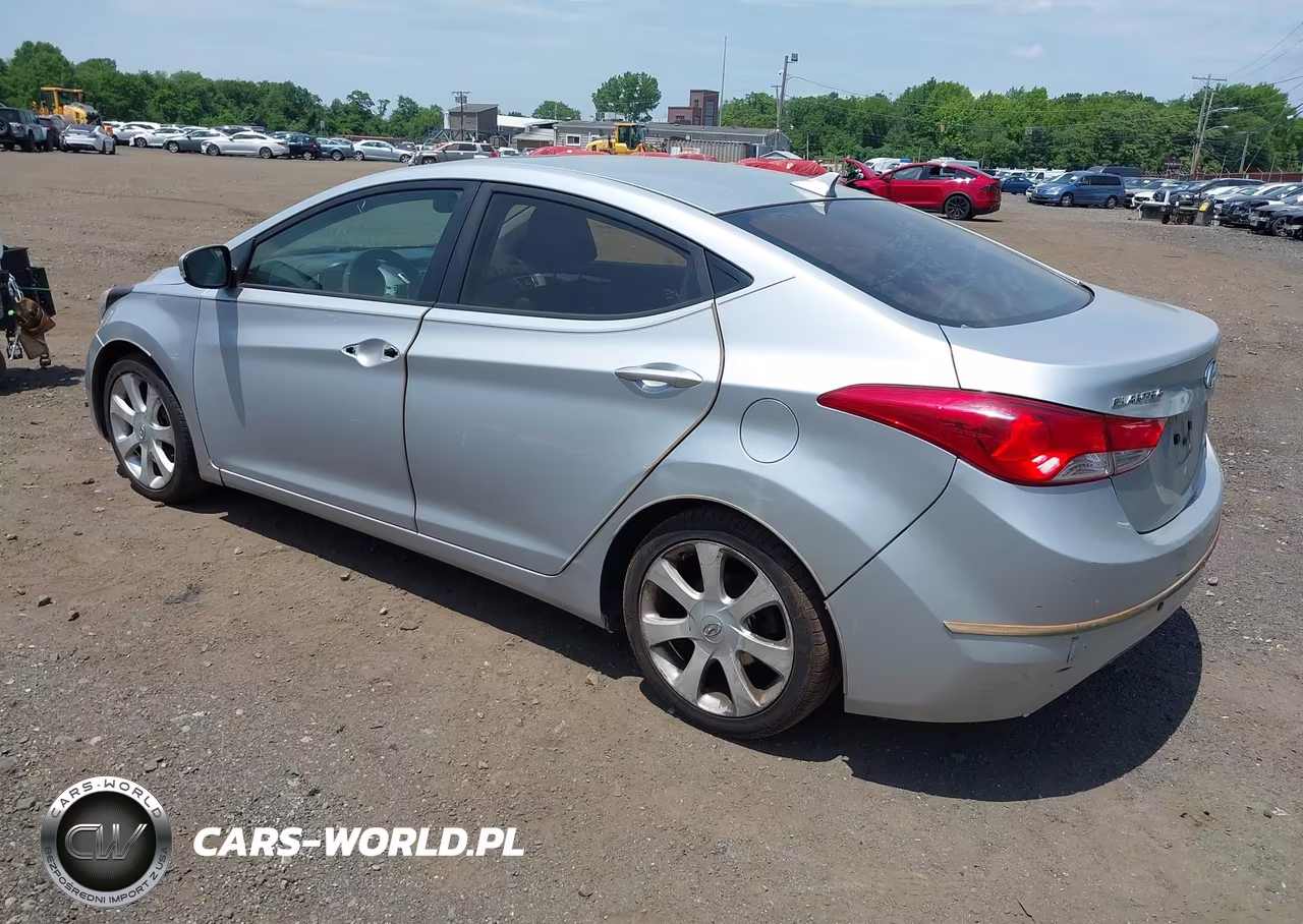 2012 Hyundai Elantra Limited VIN:5NPDH4AE8CH121572 - 3