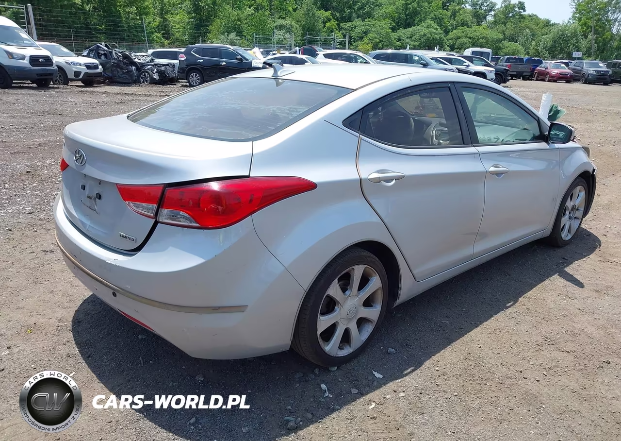 2012 Hyundai Elantra Limited VIN:5NPDH4AE8CH121572 - 4