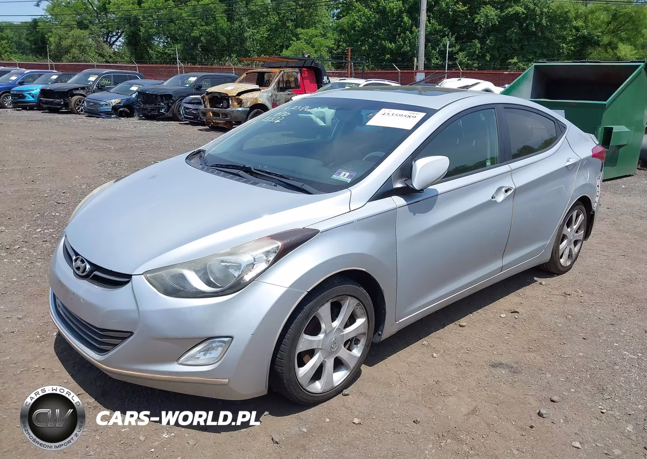 2012 Hyundai Elantra Limited VIN:5NPDH4AE8CH121572 - 6