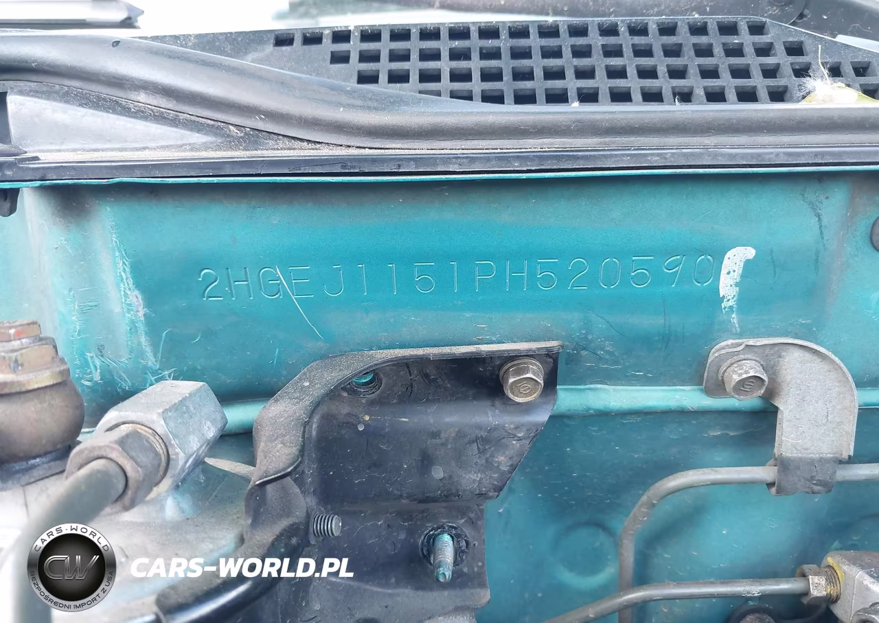 1993 Honda Civic Ex VIN:2HGEJ1151PH520590 - 9