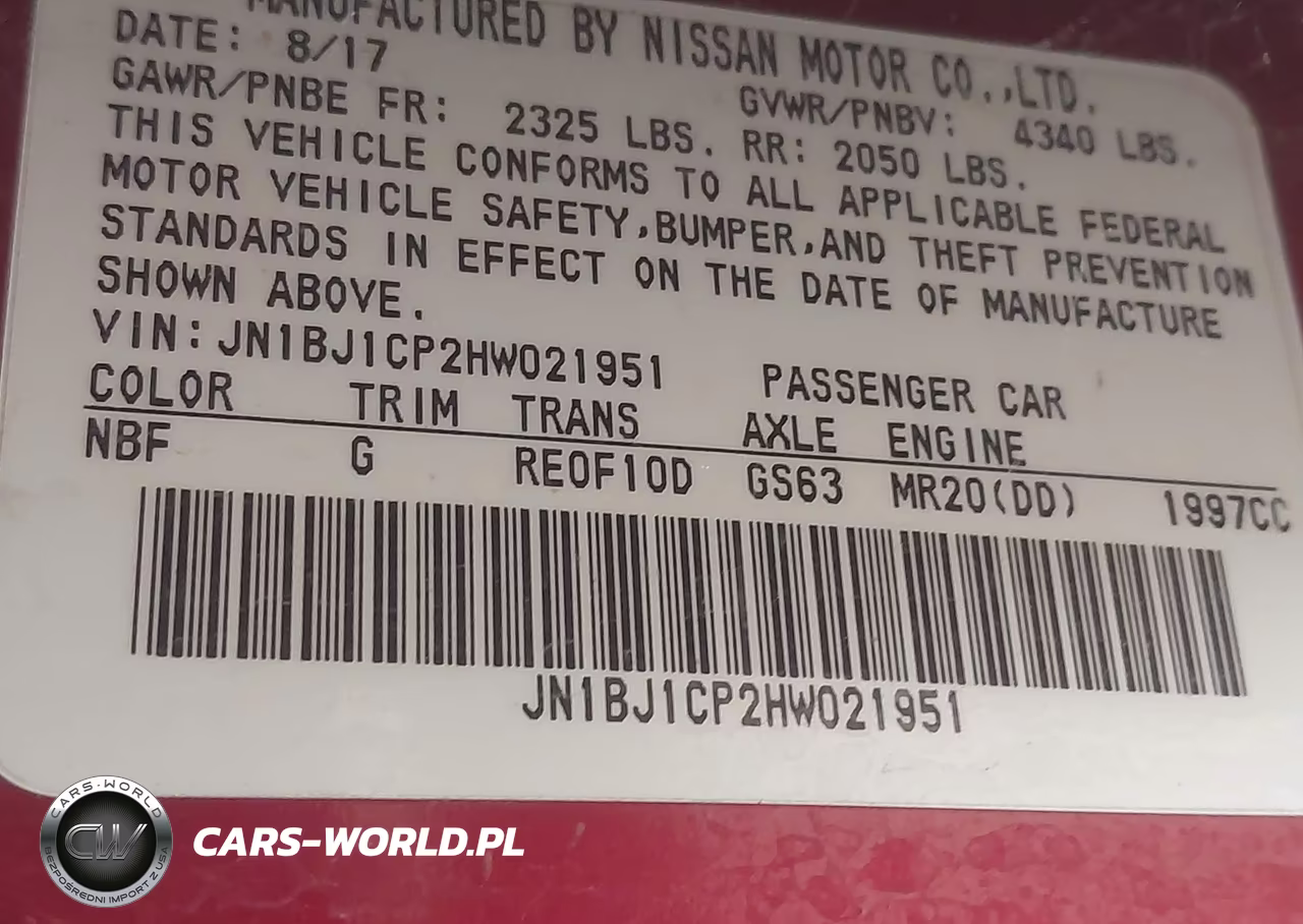 2017 Nissan Rogue Sport Sv VIN:JN1BJ1CP2HW021951 - 9