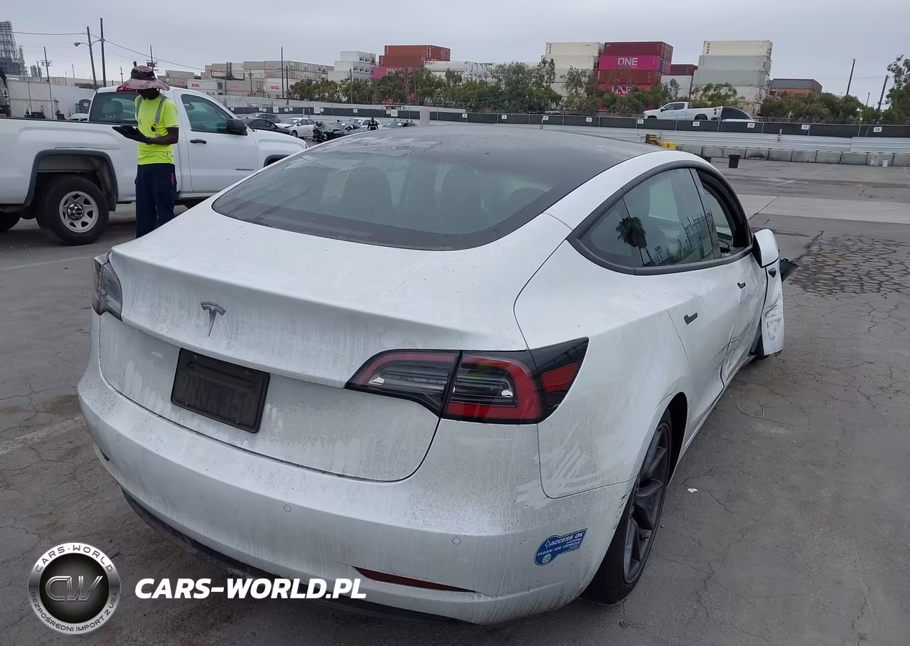 2021 Tesla Model 3 Standard Range Plus Rear-Wheel Drive VIN:5YJ3E1EA8MF074960 - 4