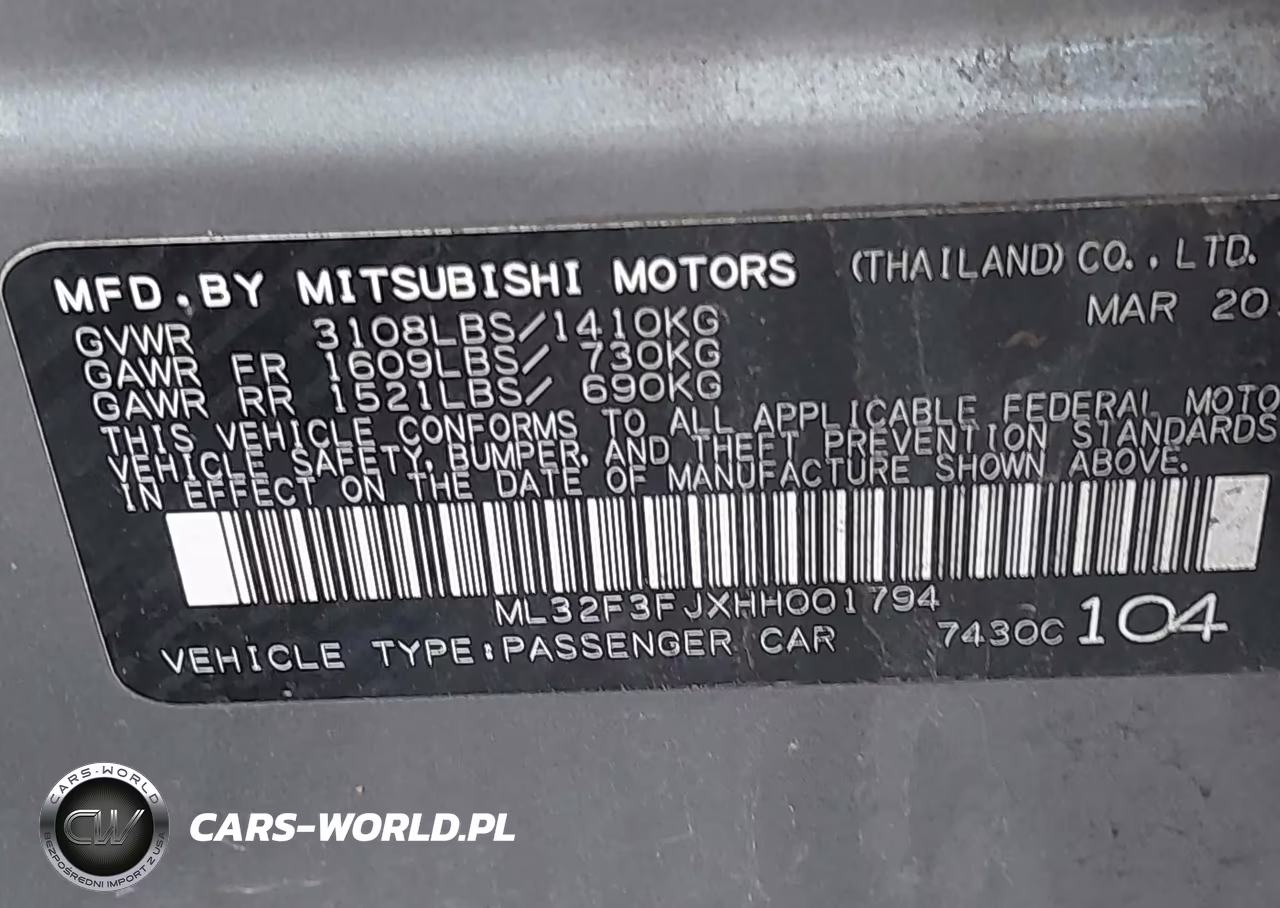 2017 Mitsubishi Mirage G4 Es VIN:ML32F3FJXHH001794 - 9