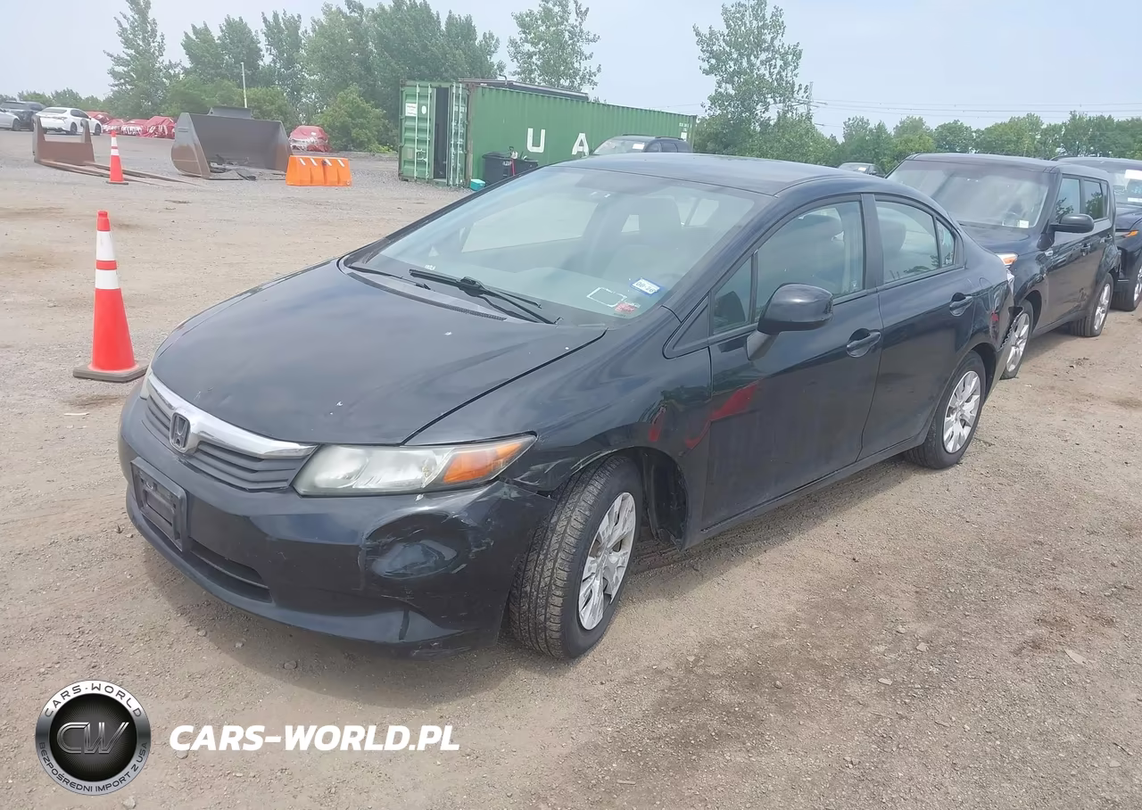 2012 Honda Civic Lx VIN:2HGFB2F52CH335006 - 2