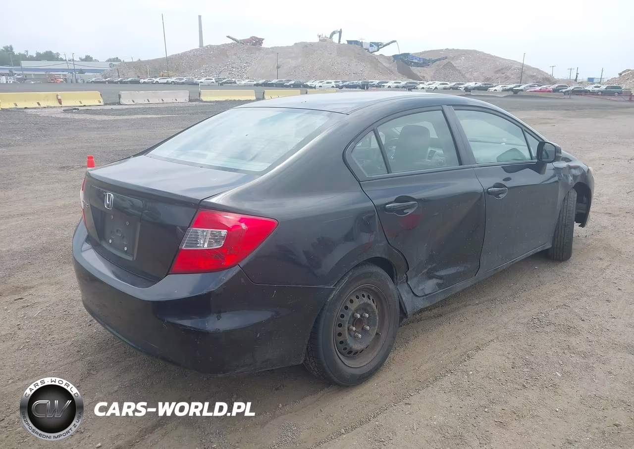 2012 Honda Civic Lx VIN:2HGFB2F52CH335006 - 4