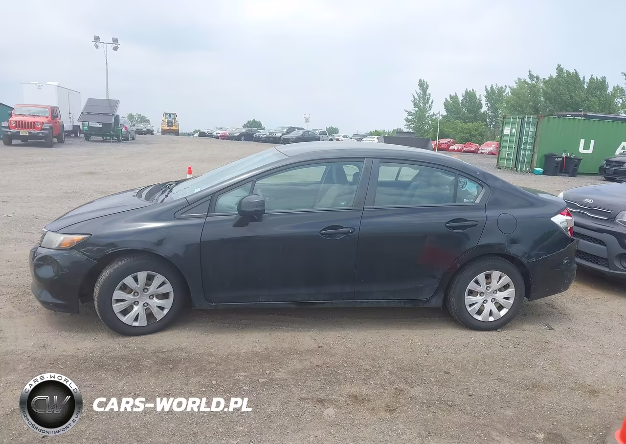 2012 Honda Civic Lx VIN:2HGFB2F52CH335006 - 6