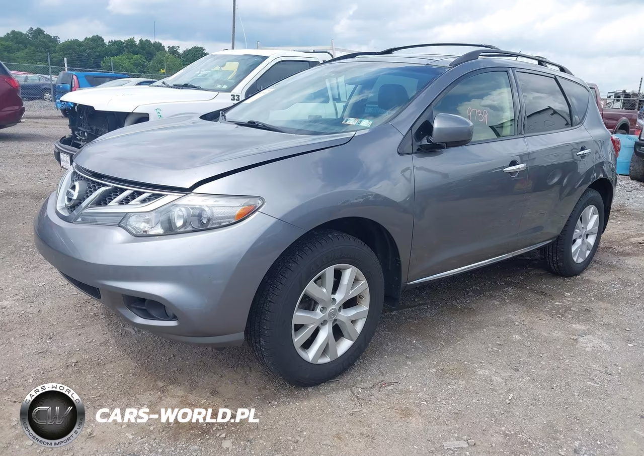 2013 Nissan Murano Sl VIN:JN8AZ1MW1DW305626 - 2