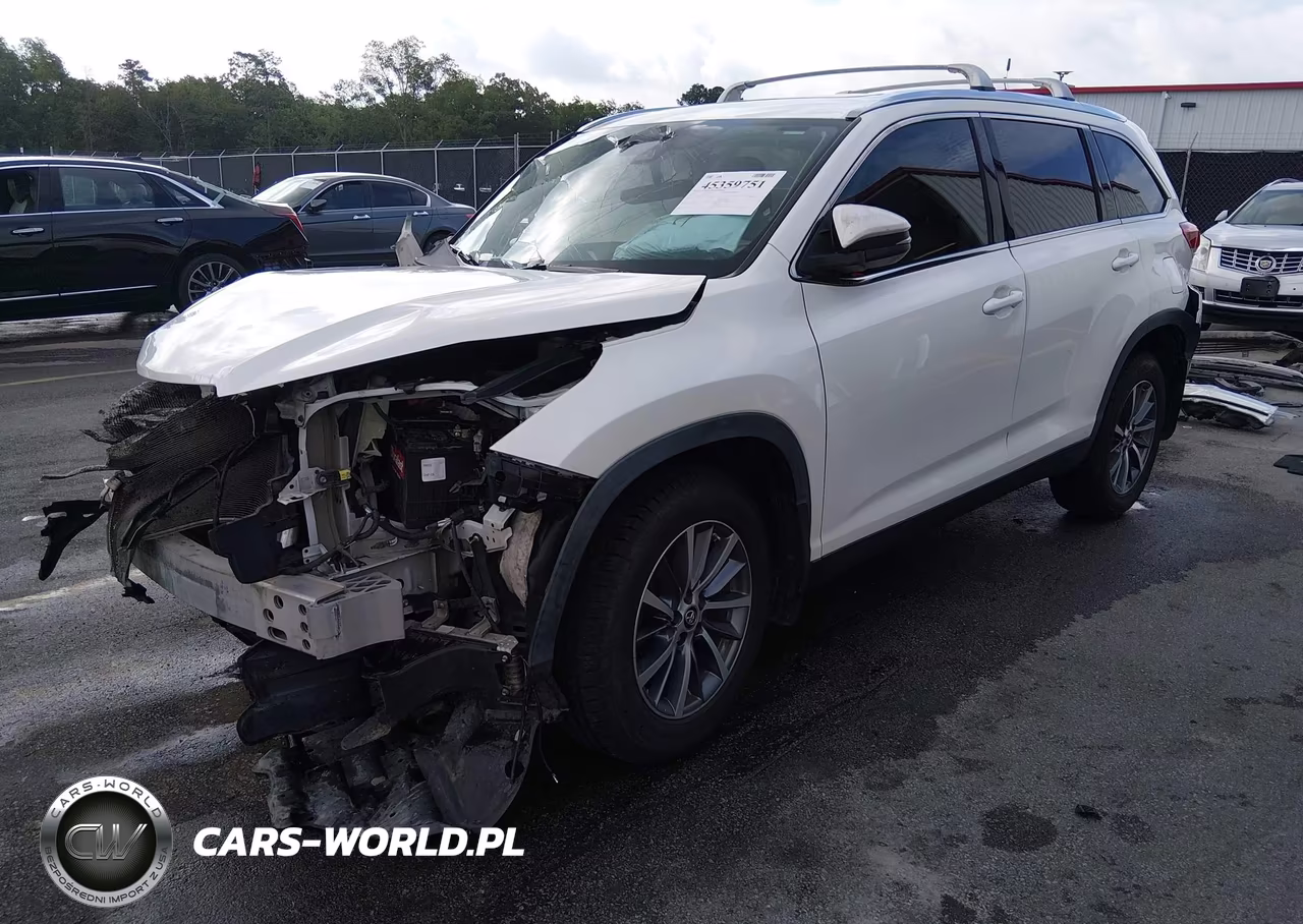 2019 Toyota Highlander Xle VIN:5TDJZRFH7KS618783 - 2