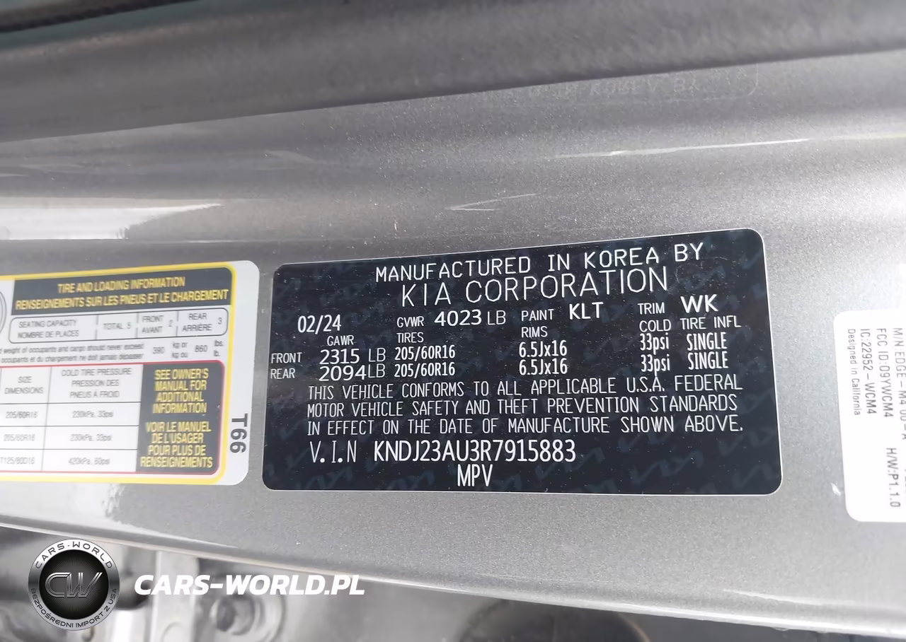 2024 Kia Soul Lx VIN:KNDJ23AU3R7915883 - 9