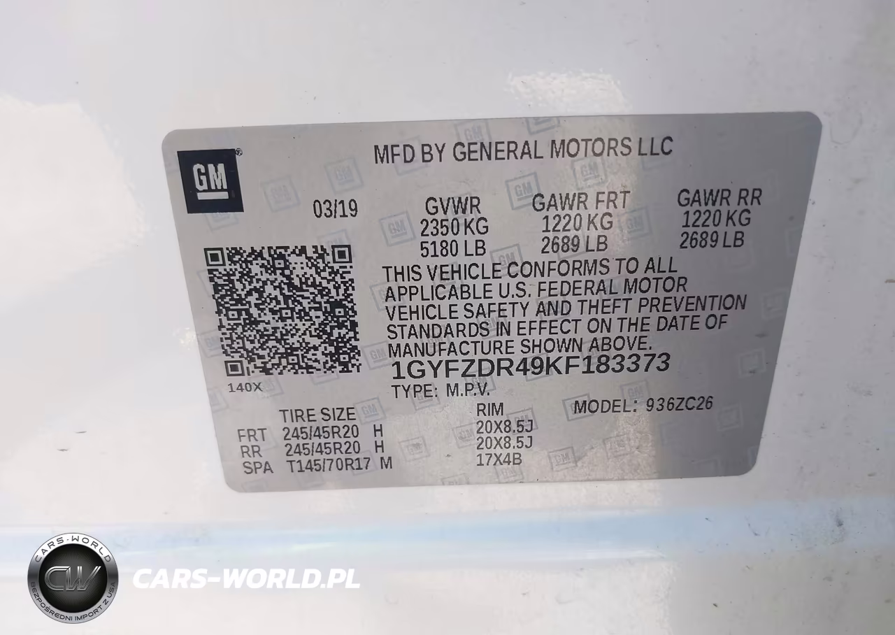 2019 Cadillac Xt4 Premium Luxury VIN:1GYFZDR49KF183373 - 9