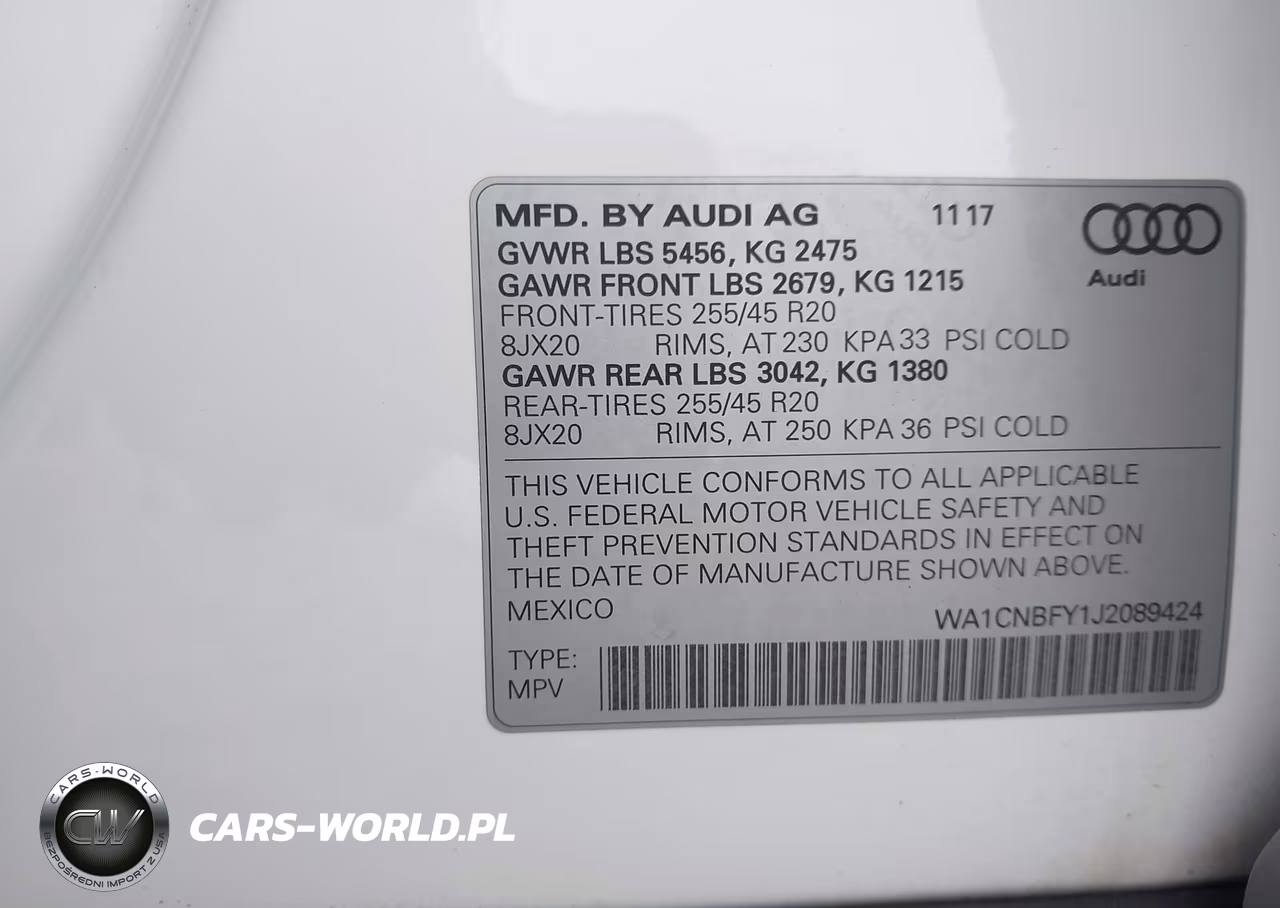 2018 Audi Q5 2.0T Premium-2.0T Tech Premium VIN:WA1CNBFY1J2089424 - 9