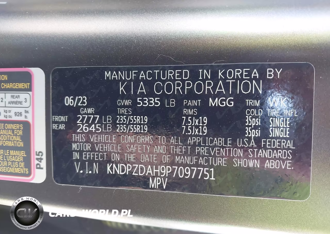 2023 Kia Sportage Plug-In Hybrid X-Line Prestige VIN:KNDPZDAH9P7097751 - 9