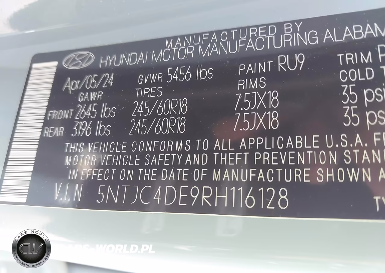 2024 Hyundai Santa Cruz Sel VIN:5NTJC4DE9RH116128 - 9
